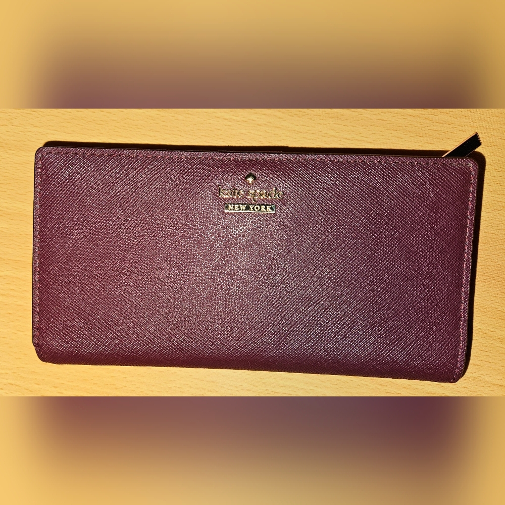 Kate Spade burgundy wallet